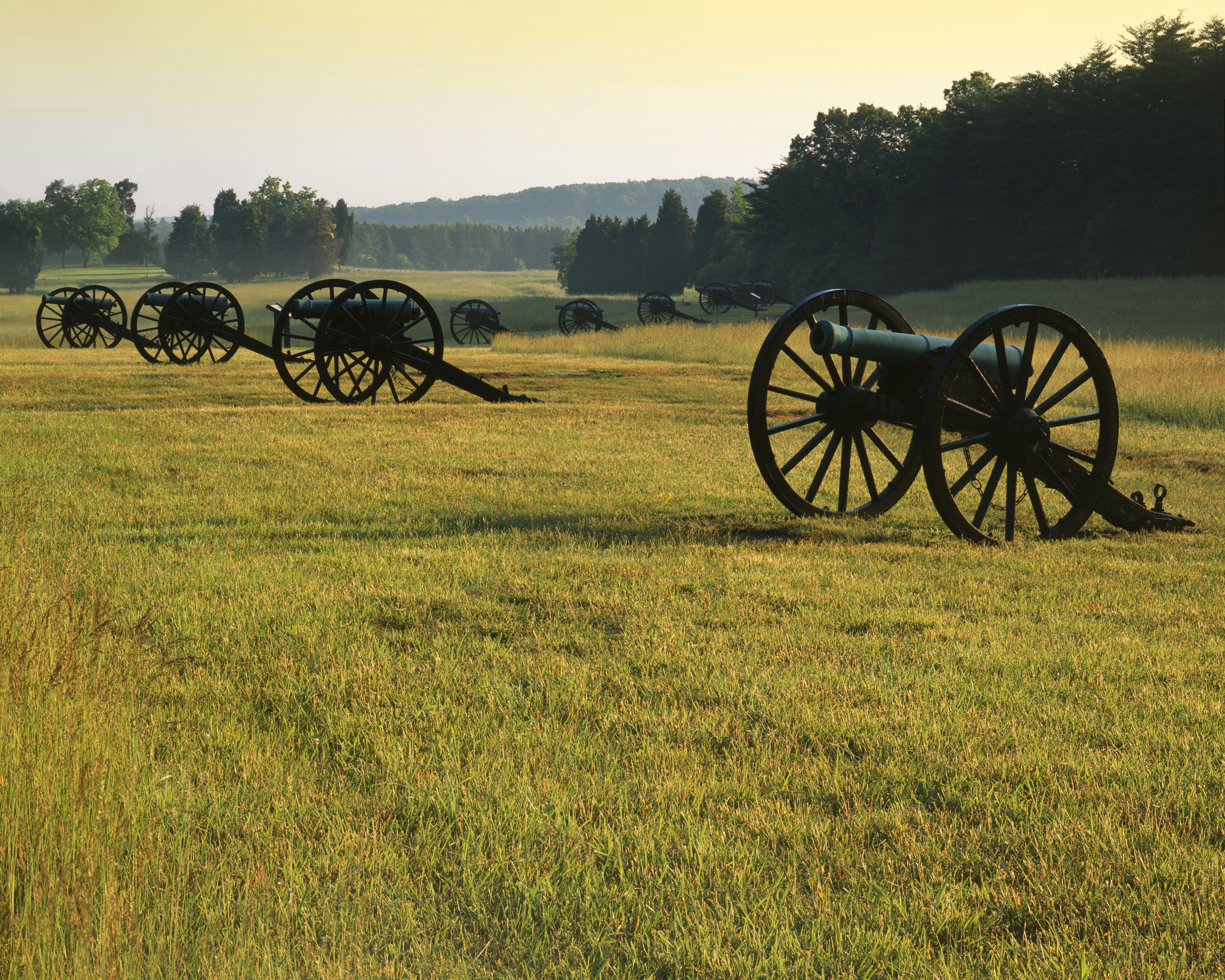 Cannons, Manassas National Battlefield Park, Virginia, USA