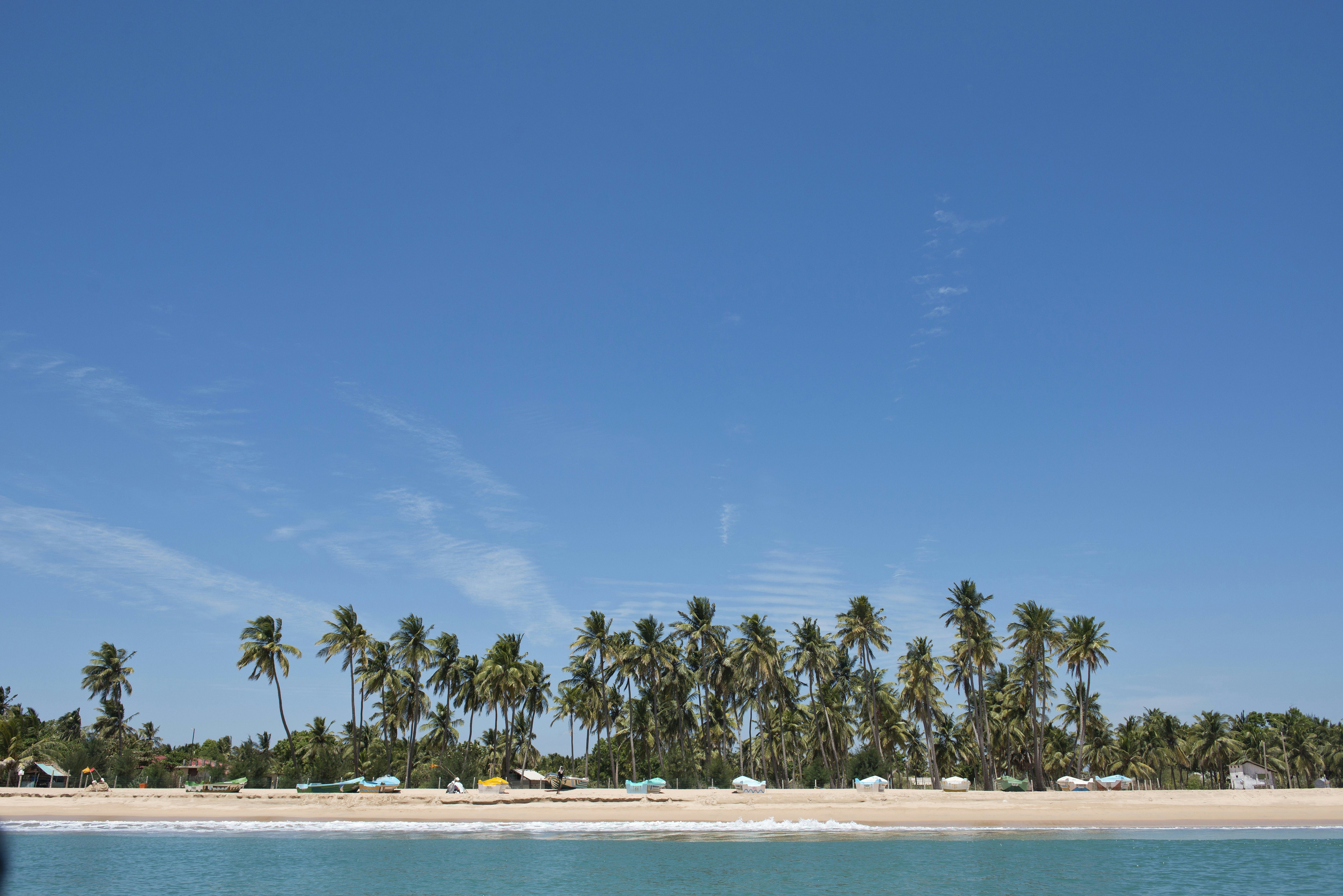 Sri Lanka, North Eastern Province, Trincomalee, Nilaveli Beach, coastline