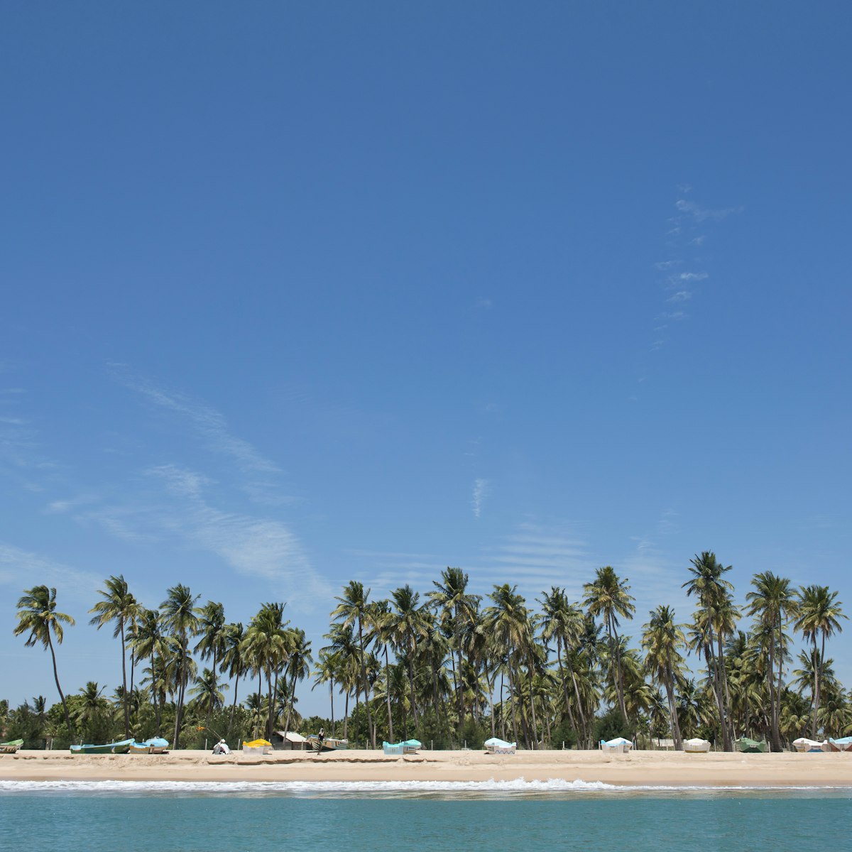 Sri Lanka, North Eastern Province, Trincomalee, Nilaveli Beach, coastline