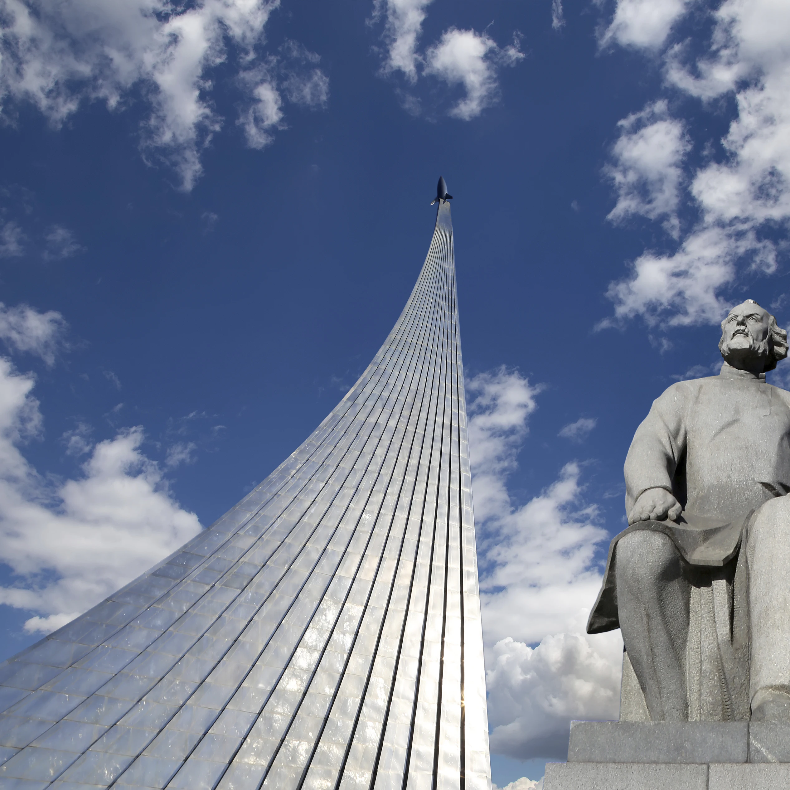 Conquerors of Space Monument, Moscow, Russia