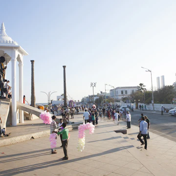 The promenade in Pondicherry,India