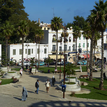 Grand Socco (April 9 1947 Square), New City, Tangier, Morocco, North Africa, Africa