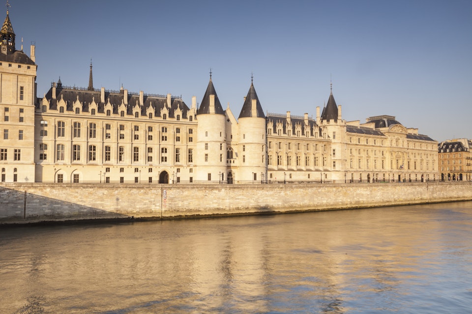 The Conciergerie and the River Seine, Paris.