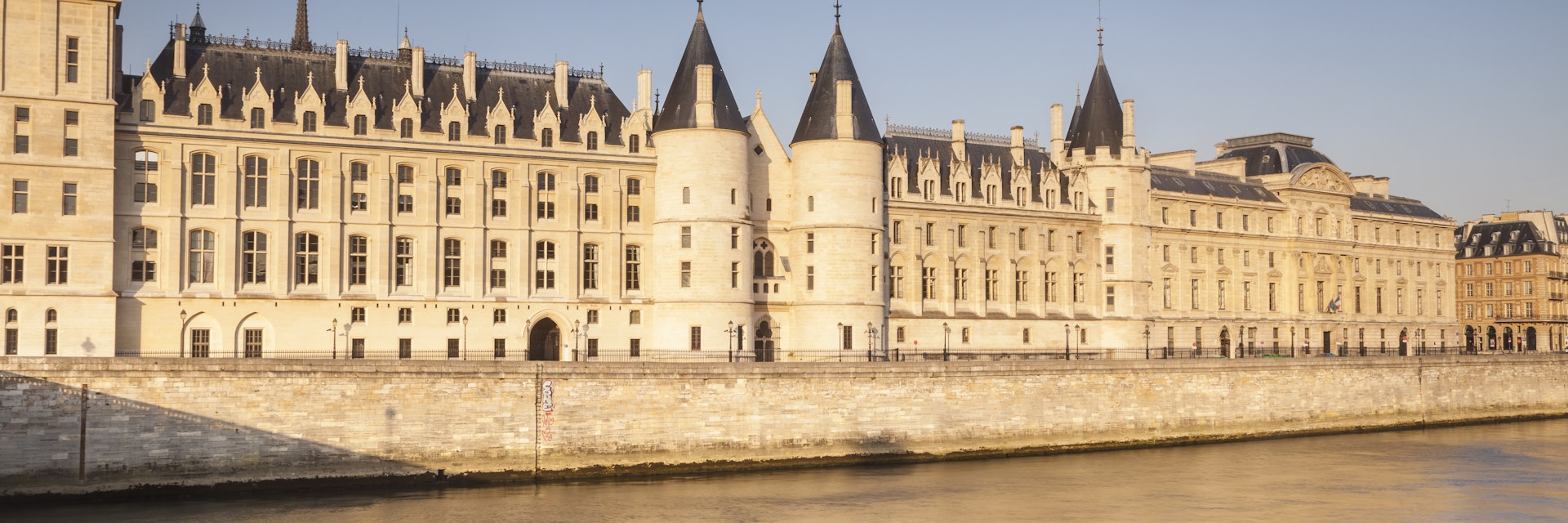 The Conciergerie and the River Seine, Paris.