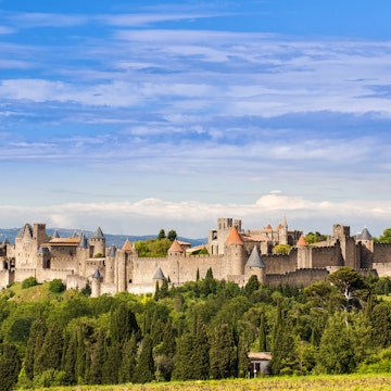 France, Languedoc-Roussillon, The fortified city of Carcassonne