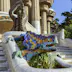 ceramic dragon fountain at Parc Guell