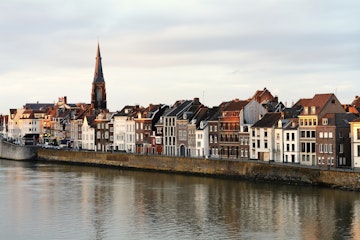 The Netherlands Maastricht at dusk