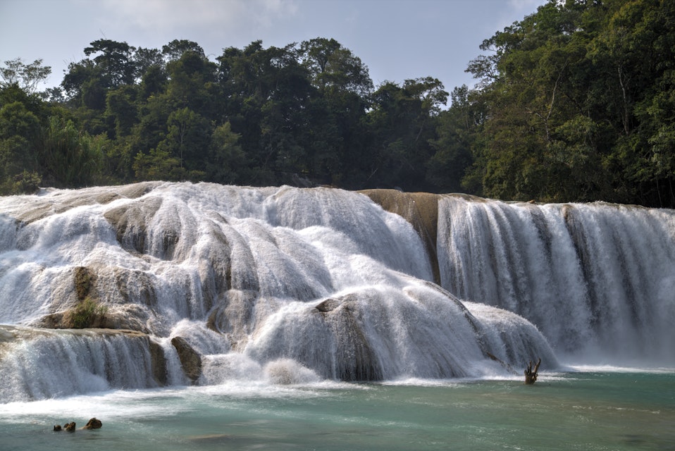Rio Tulija, Agua Azul, National Park, near Palenque, Chiapas, Mexico, North America