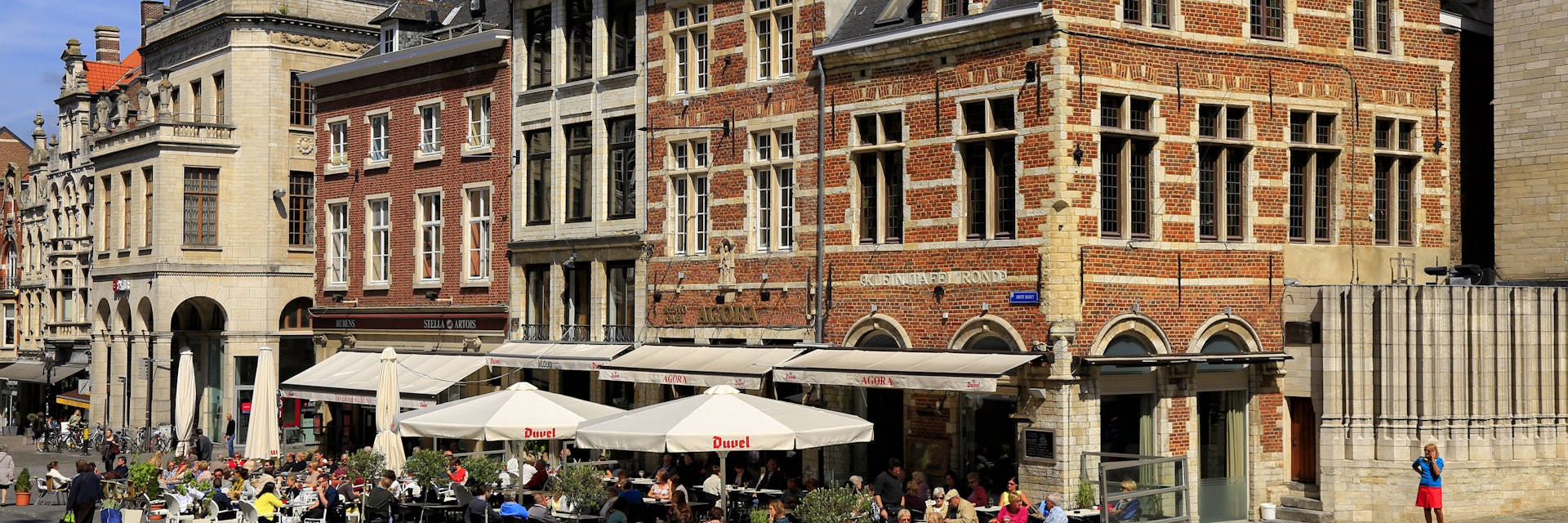The Grote Markt of Leuven, Belgium