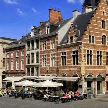 The Grote Markt of Leuven, Belgium