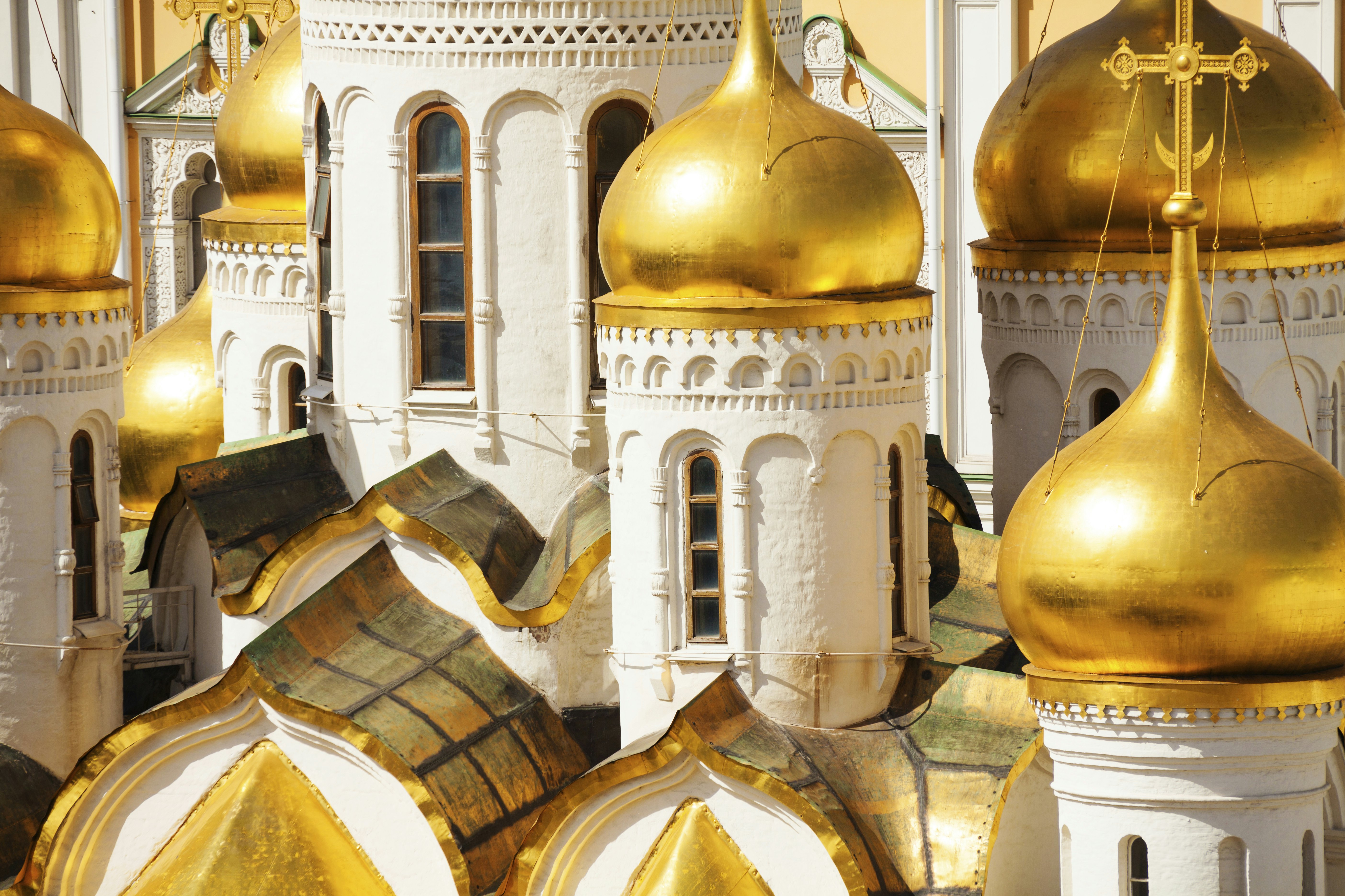 Close up view of Annunciation Cathedral cupola