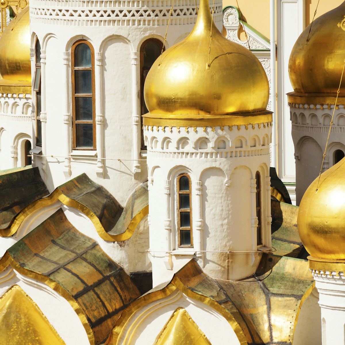 Close up view of Annunciation Cathedral cupola