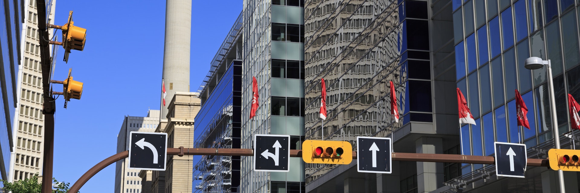 Calgary Tower on 9th Avenue, Calgary, Alberta
