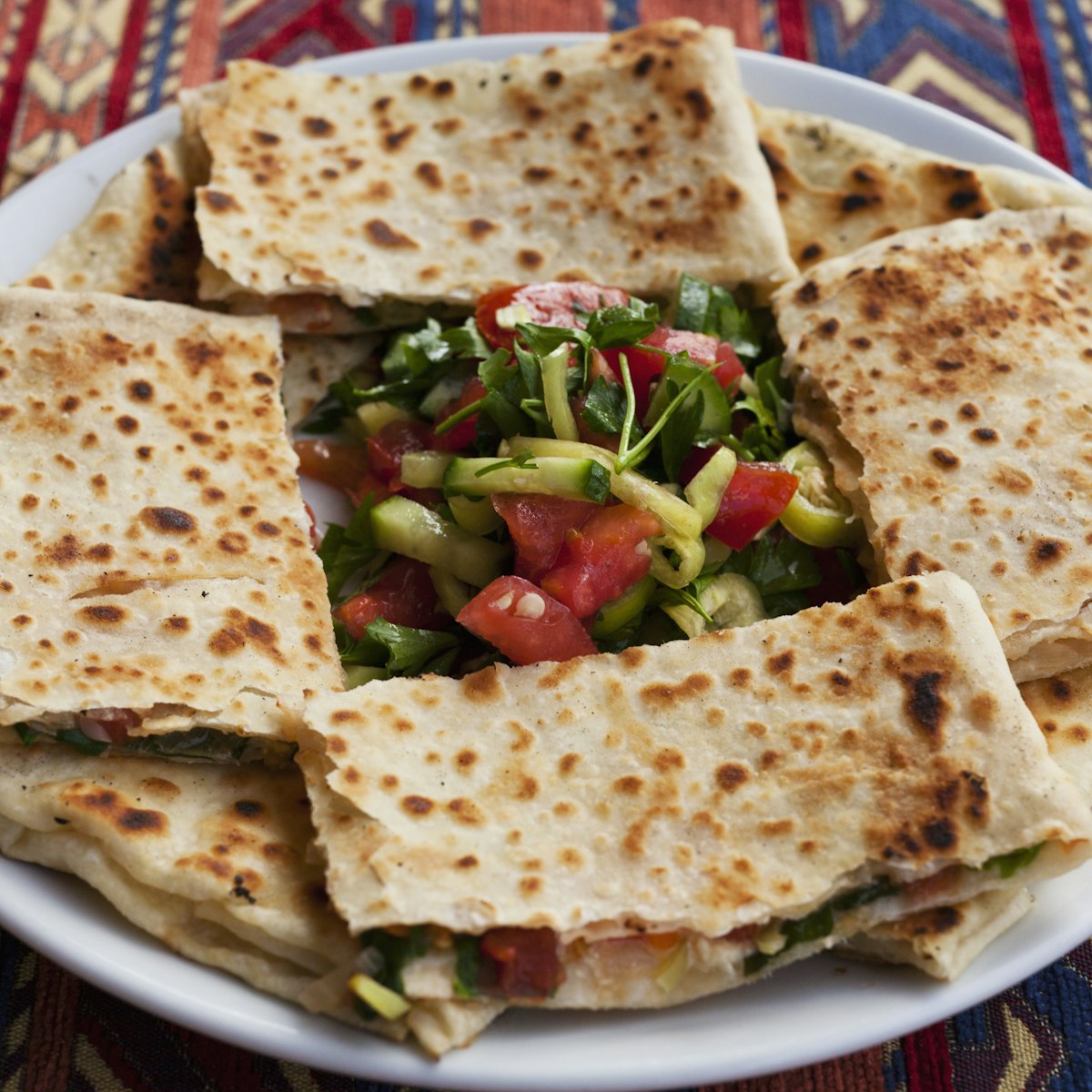 Traditional Cappadocian dish called Gozleme