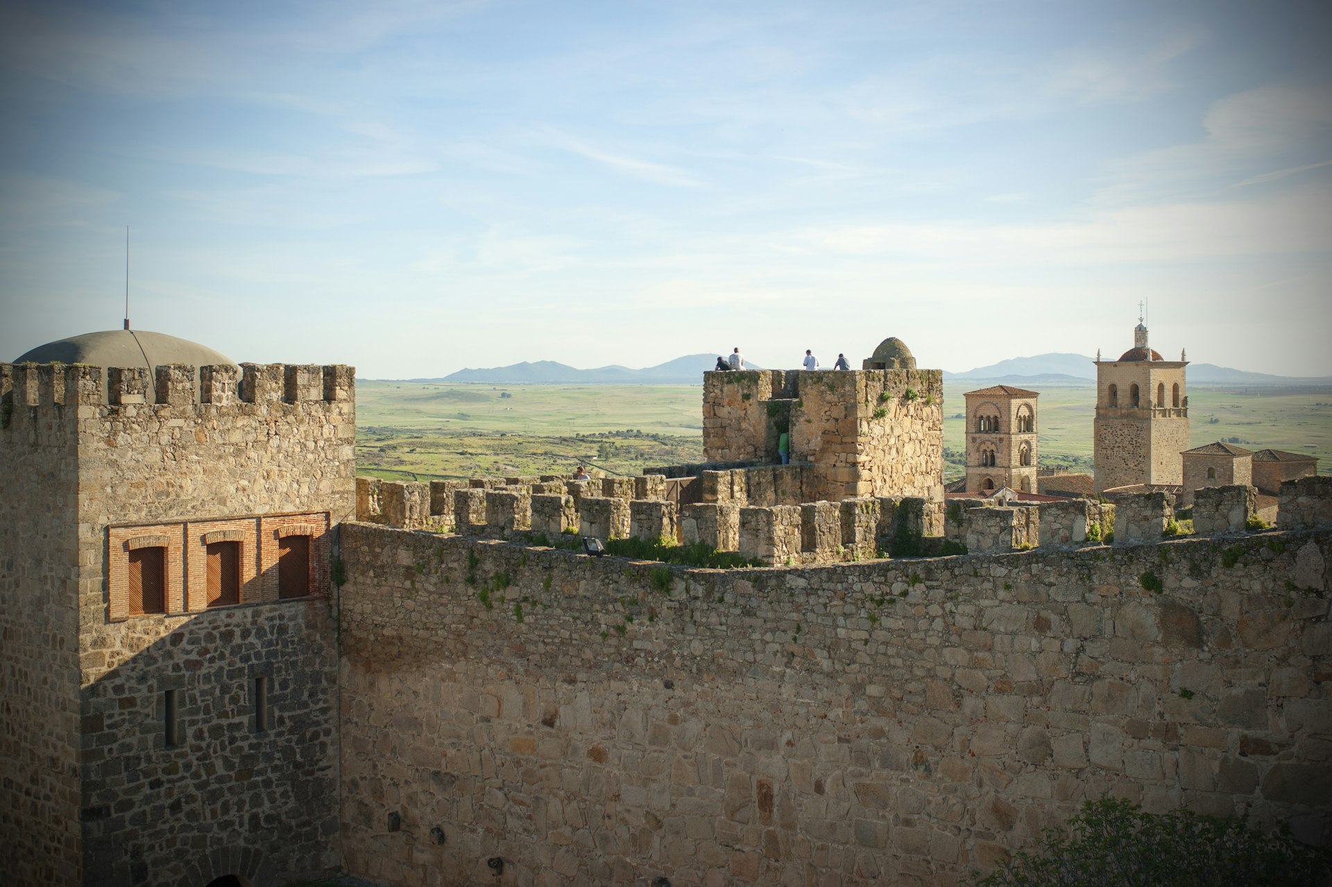 A historic Moorish castle in Spain. 