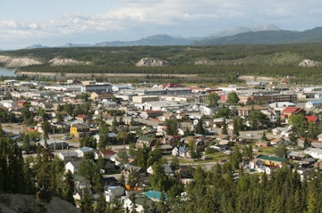 Whitehorse from above