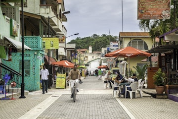 Street in San Ignacio, Cayo District, Belize