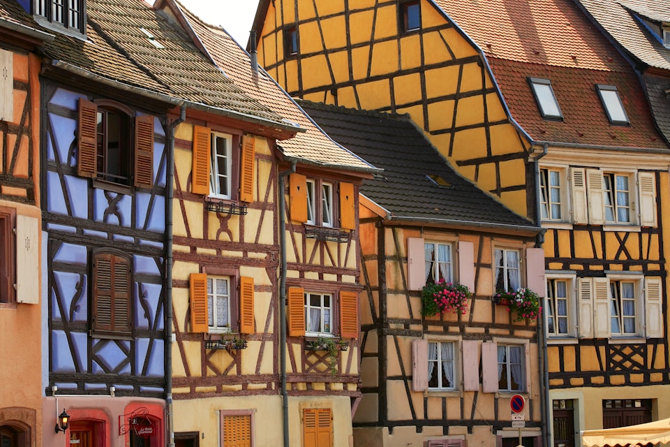 City center Of Colmar, Alsace, France