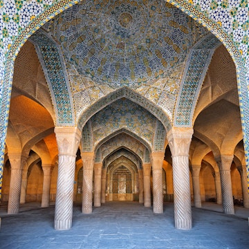 interior of Vakil Mosque, Shiraz, Iran