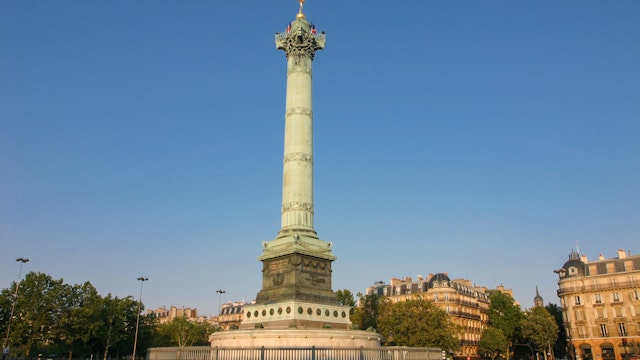 Obelisk, Opera, place de la Bastille, Paris, Franc