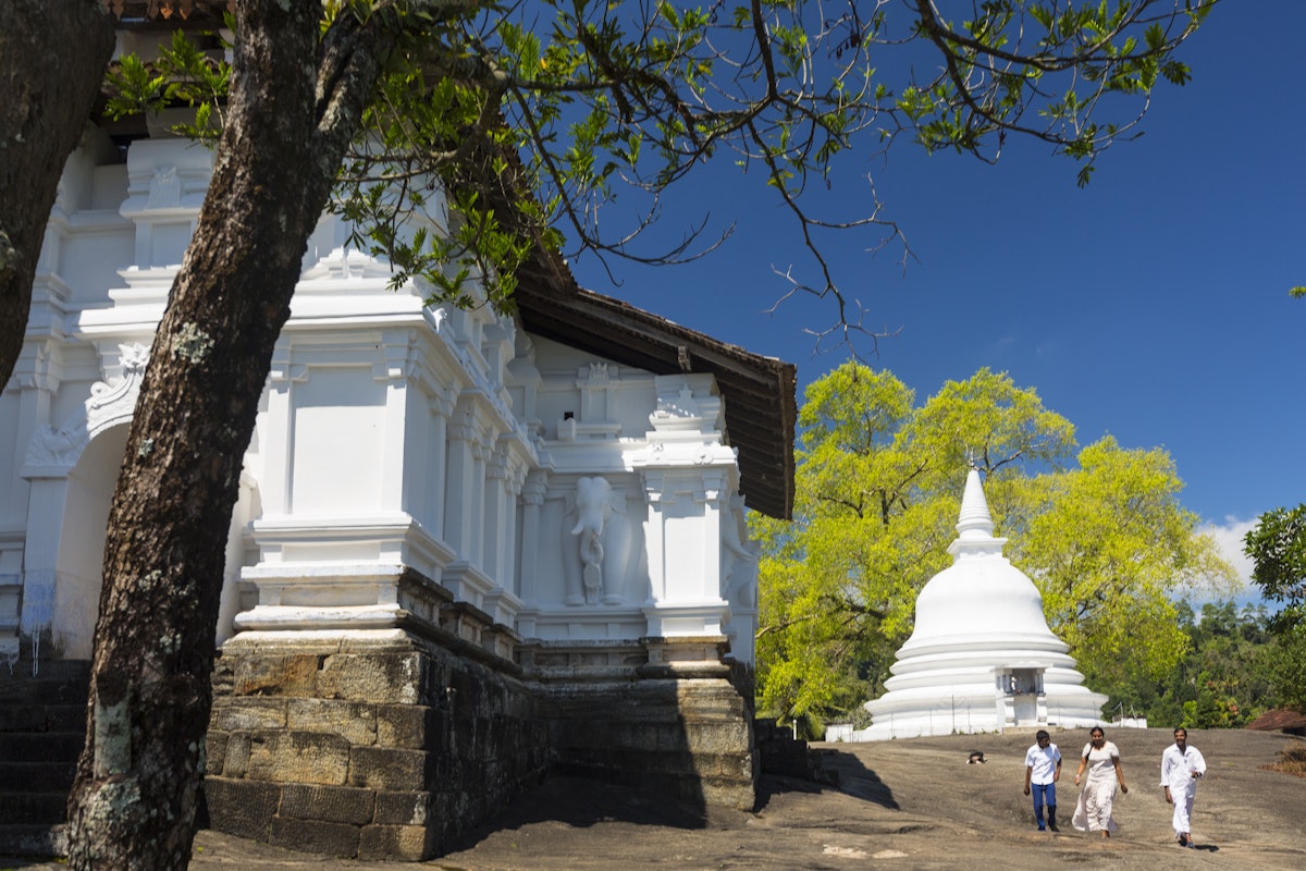 Lankatilaka Temple near Kandy, Sri Lanka