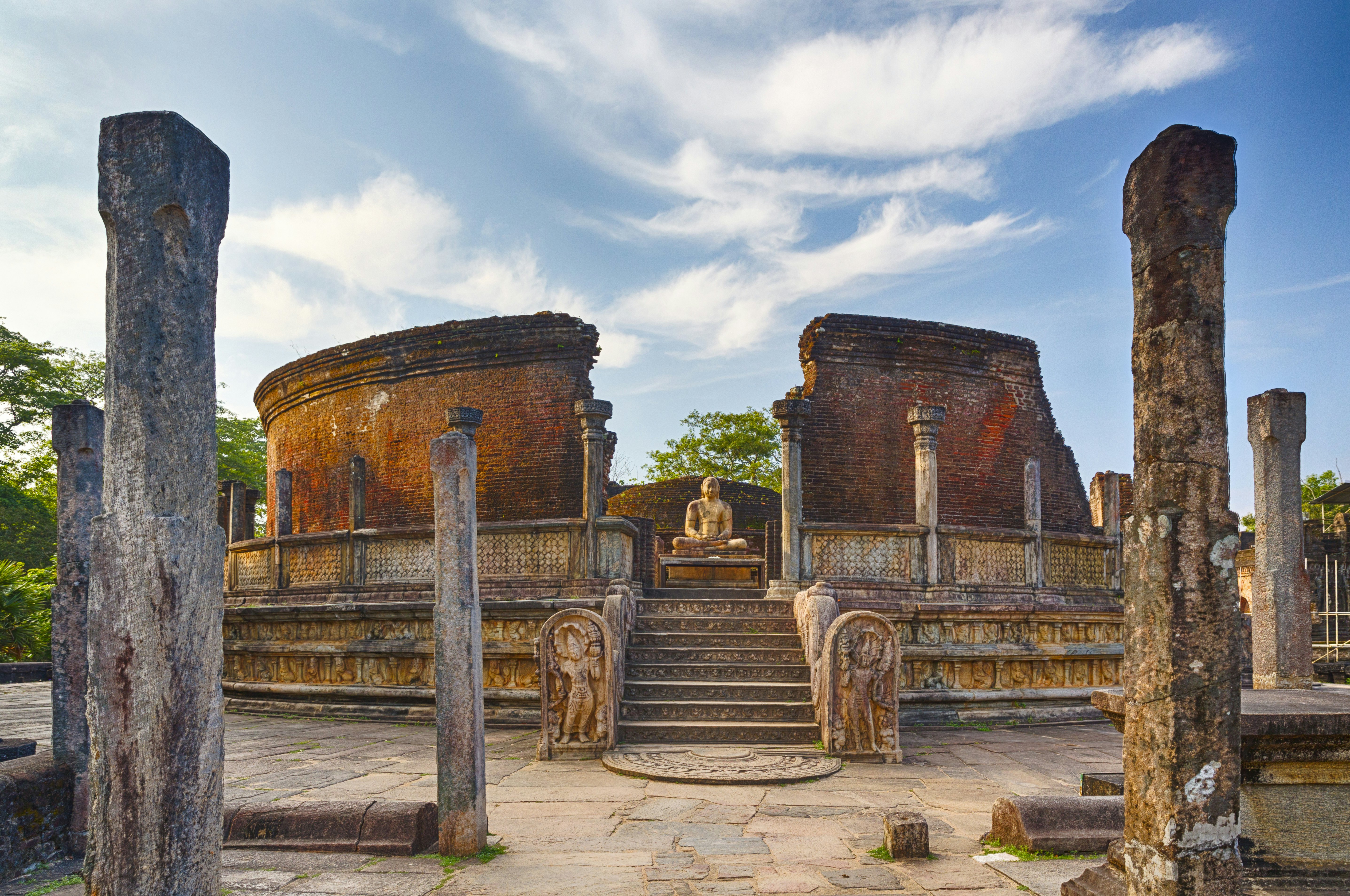 Vatadage, Quadrangle, Polonnaruwa, Sri Lanka