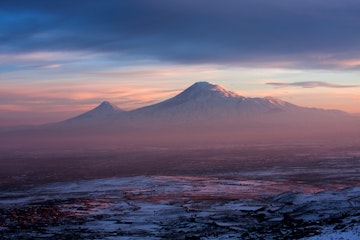 Mt Ararat at sunset