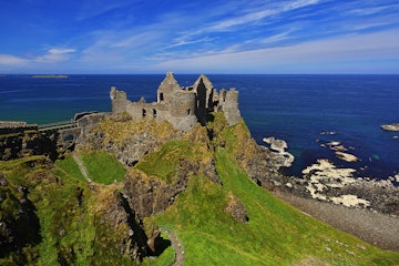 Dunluce Castle, Antrim coast, Northern Ireland