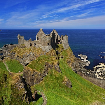 Dunluce Castle, Antrim coast, Northern Ireland