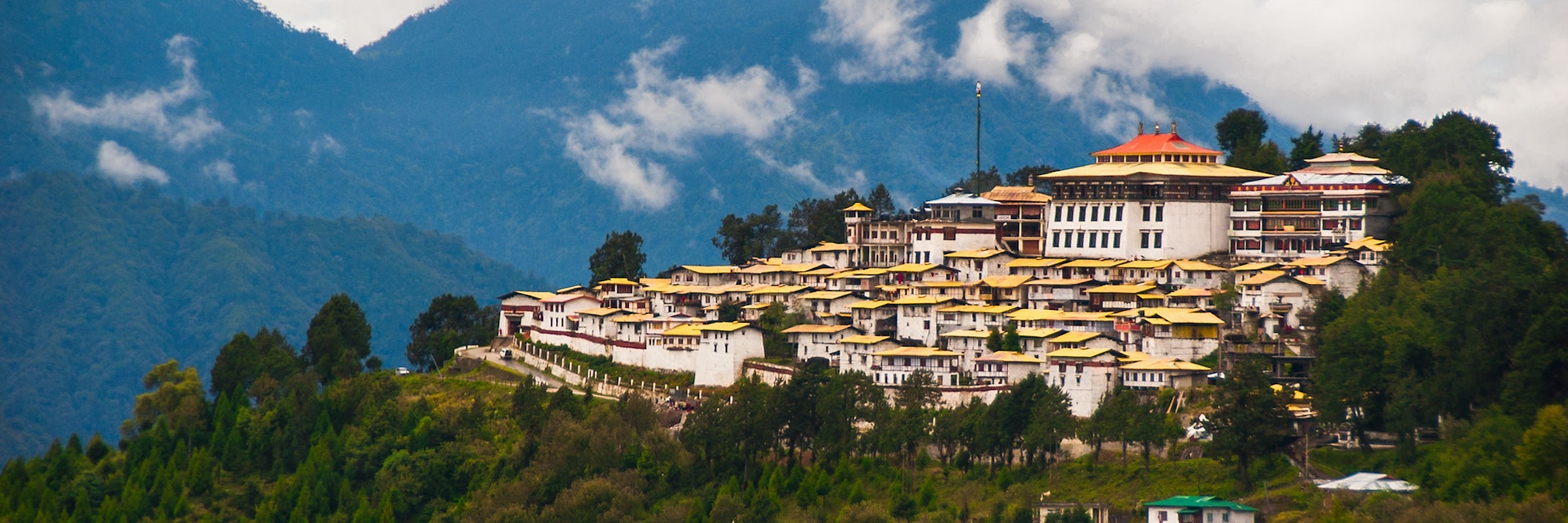 Tawang Monastery in the Himalayan foothills