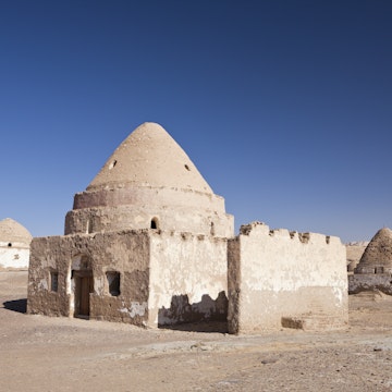 (GERMANY OUT) Tombs at El Qasr in Dakhla Oasis, Libyan Desert, Egypt  (Photo by Reinhard Dirscherl/ullstein bild via Getty Images)