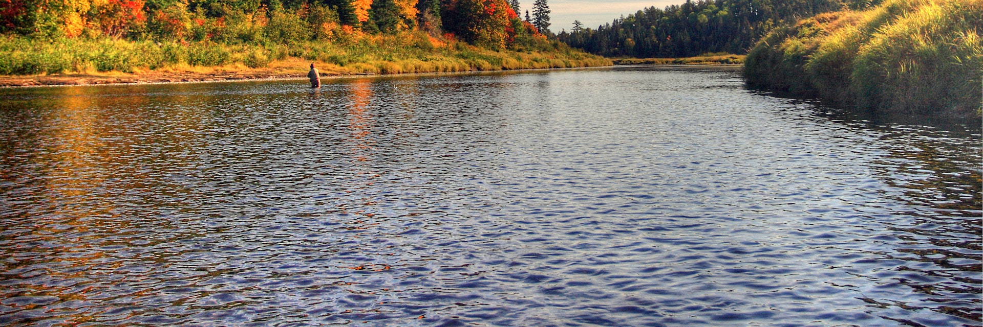 Cains River in New Brunswick, Canada