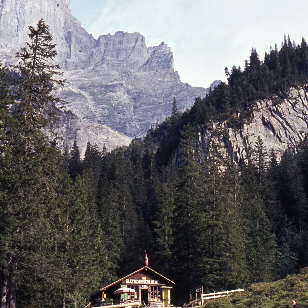 (GERMANY OUT) Schweiz, um 1964, Rosenlaui Gletscherschlucht   (Photo by Leber/ullstein bild via Getty Images)