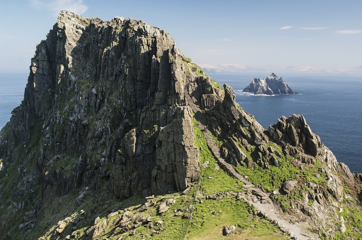 View of Little Skellig from Skellig Michael