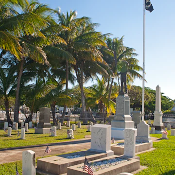 (GERMANY OUT) Amerika, USA, Florida, Key West, Sunshine State,Atlantic Ocean , Caribbean Sea, Island, Key West Cemetery, cemetery (Photo by Franken/ullstein bild via Getty Images)