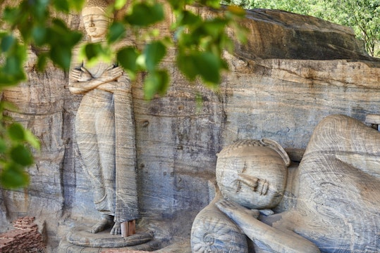 Sri Lanka, Polonnaruwa, Gal Vihara temple
