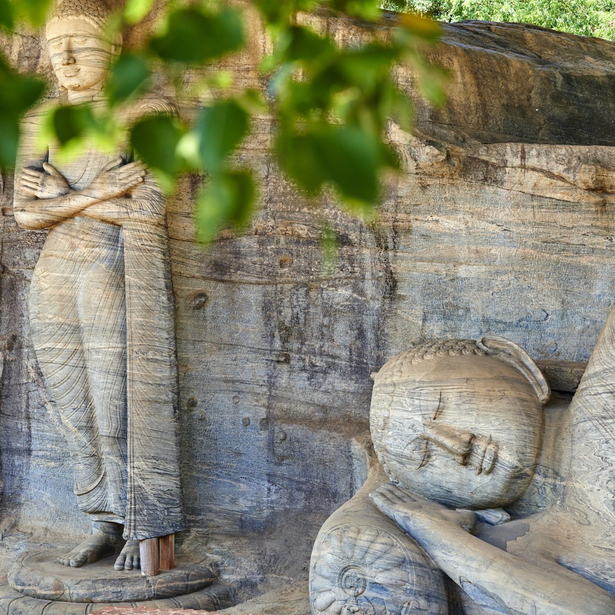 Sri Lanka, Polonnaruwa, Gal Vihara temple