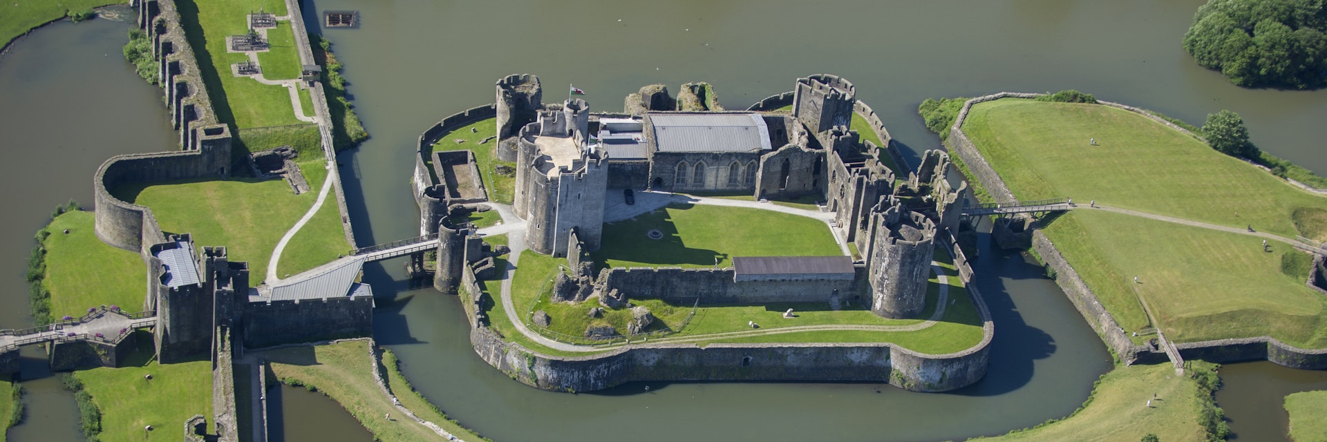 Caerphilly Castle, Caerphilly, Glamorgan, Wales