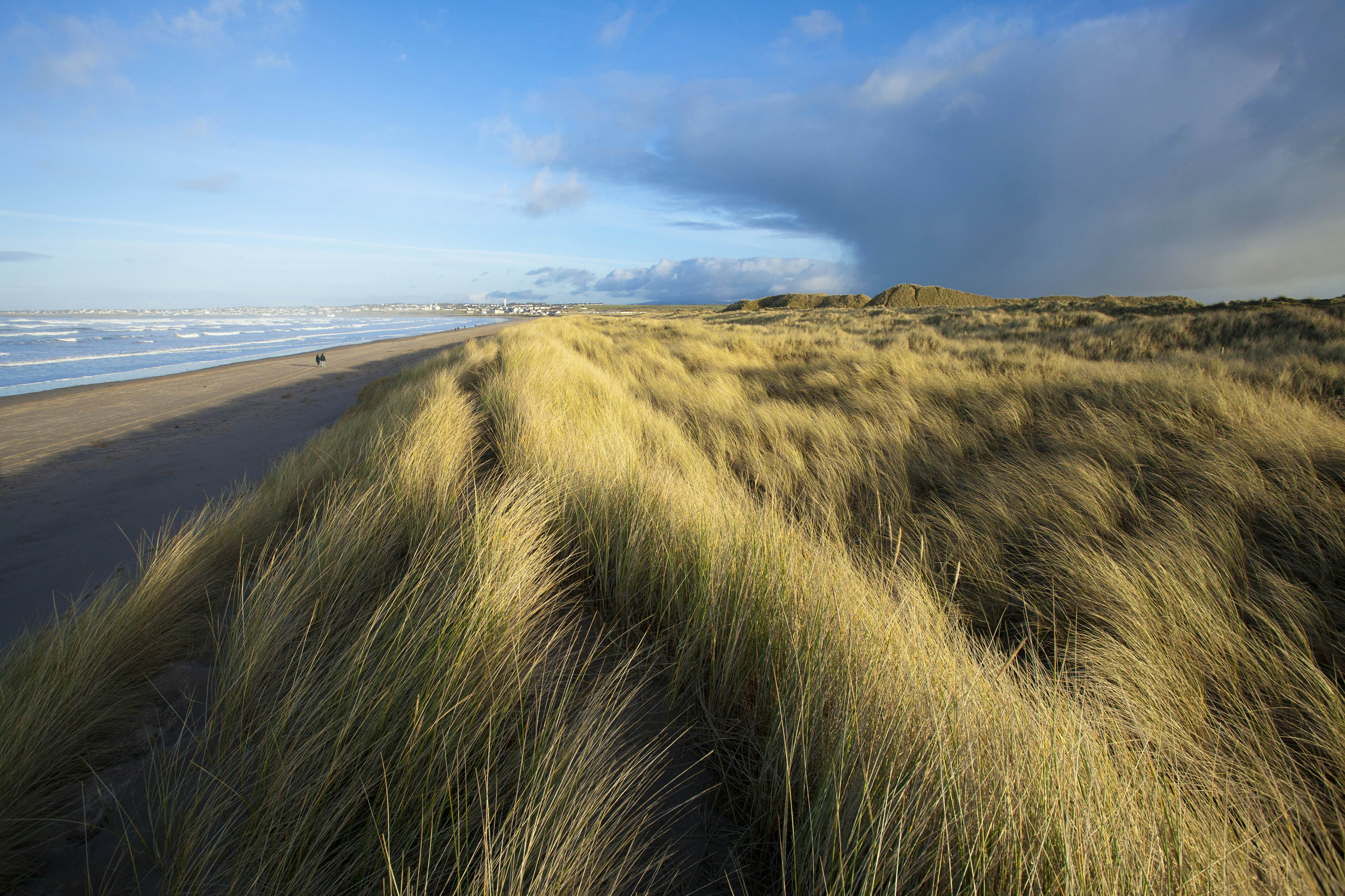 Beach and dunes at Enniscrone, Sligo, Ireland
