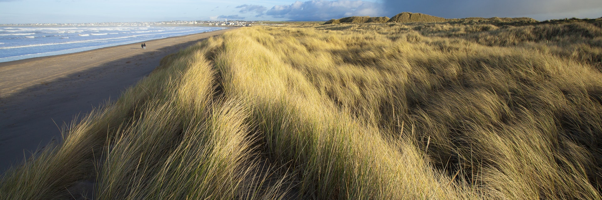Beach and dunes at Enniscrone, Sligo, Ireland