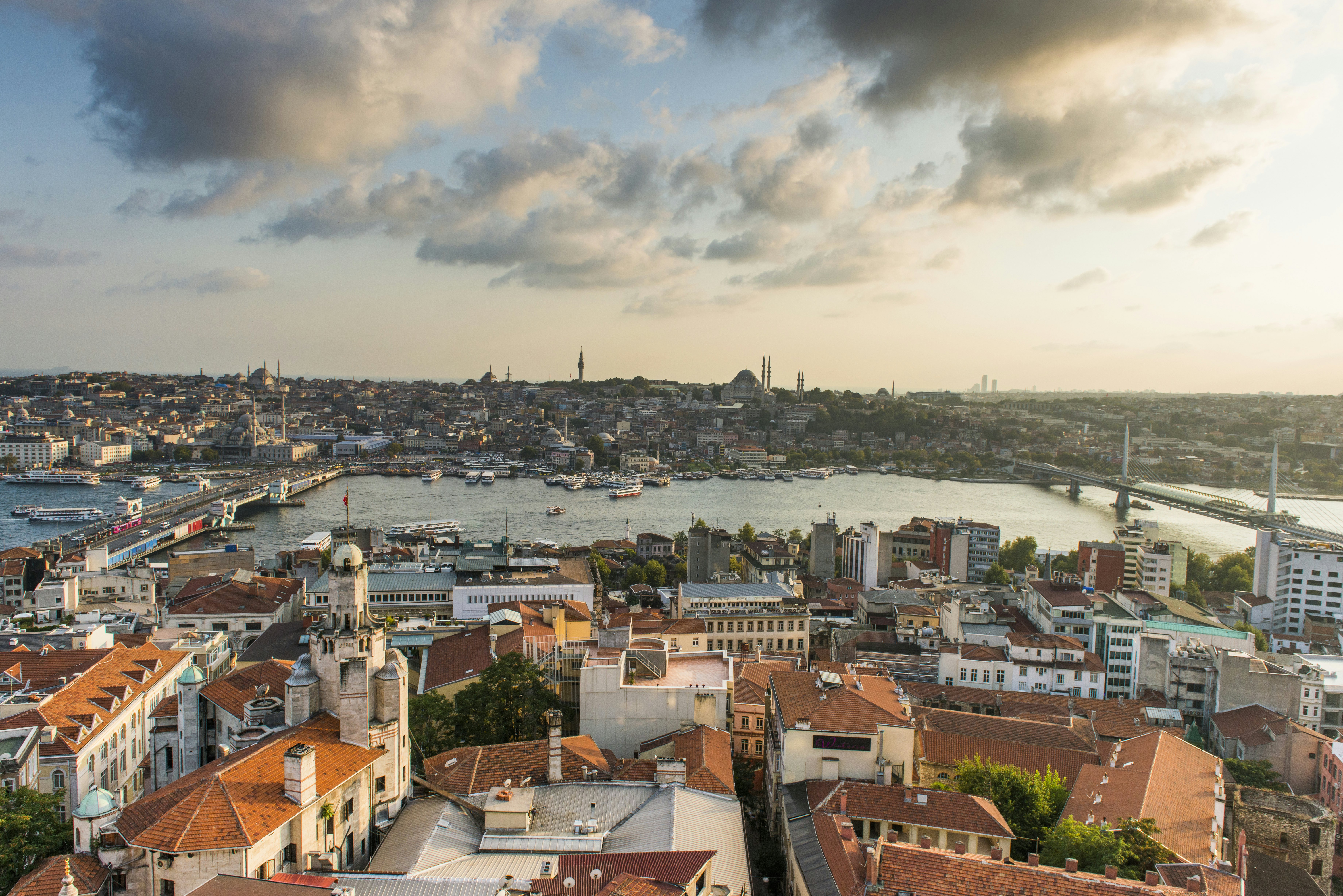 Cityscape of Istanbul, Turkey.