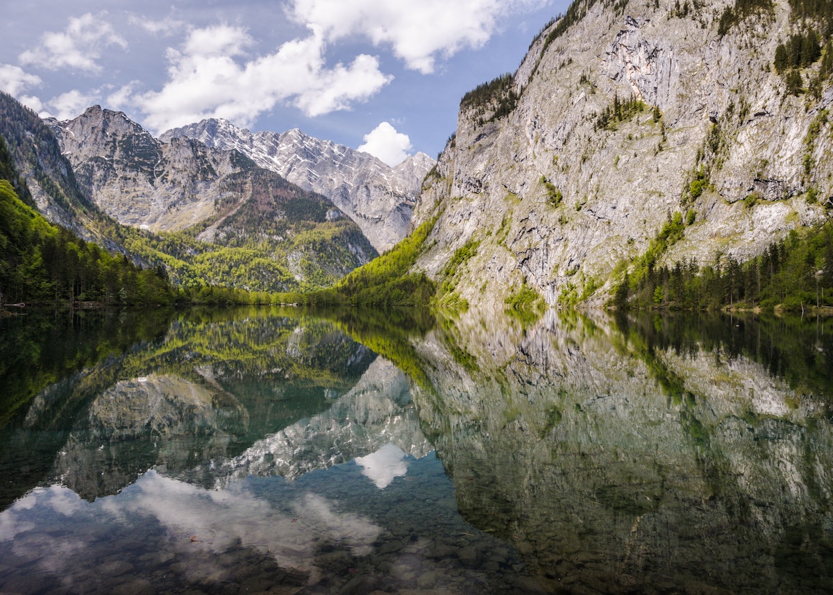 Watzmann reflecting in Obersee