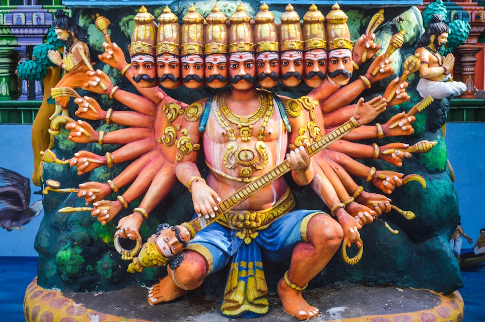 statue of Hindu guardian spirit