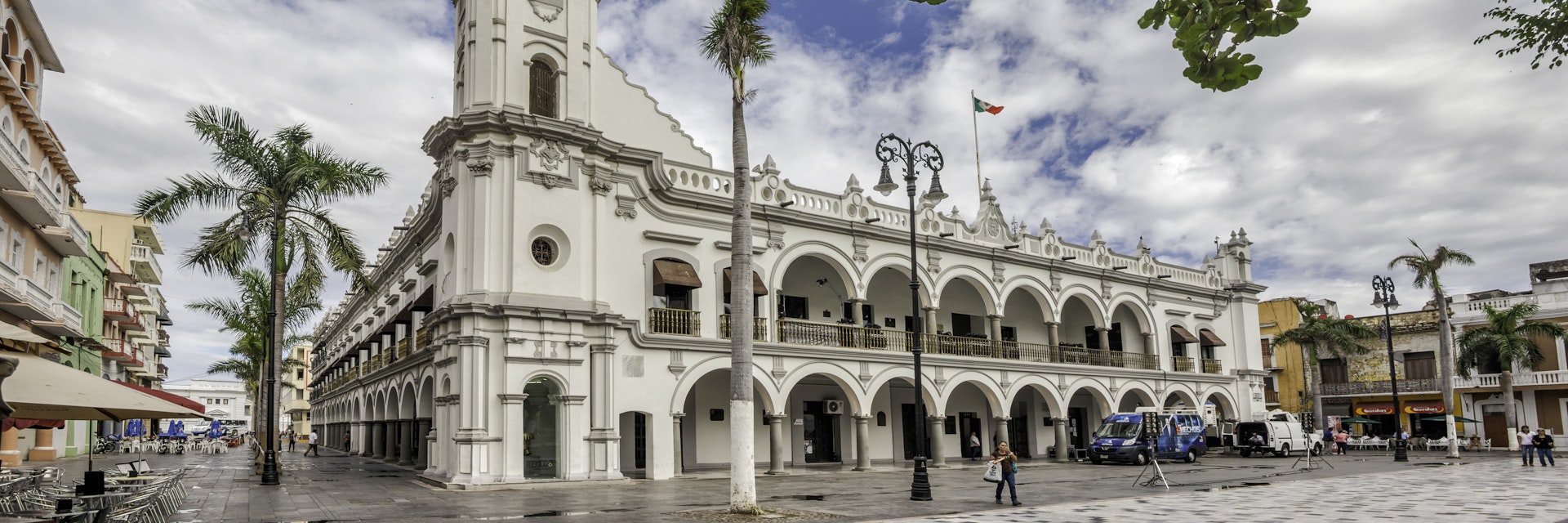 Palacio Municipal at zocalo in Veracruz, Mexico