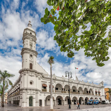 Palacio Municipal at zocalo in Veracruz, Mexico