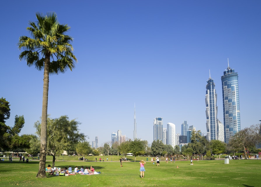 Al Safa Park in Dubai, United Arab Emirates.