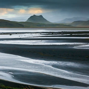 Black sand beach, Dyrholaey, Iceland