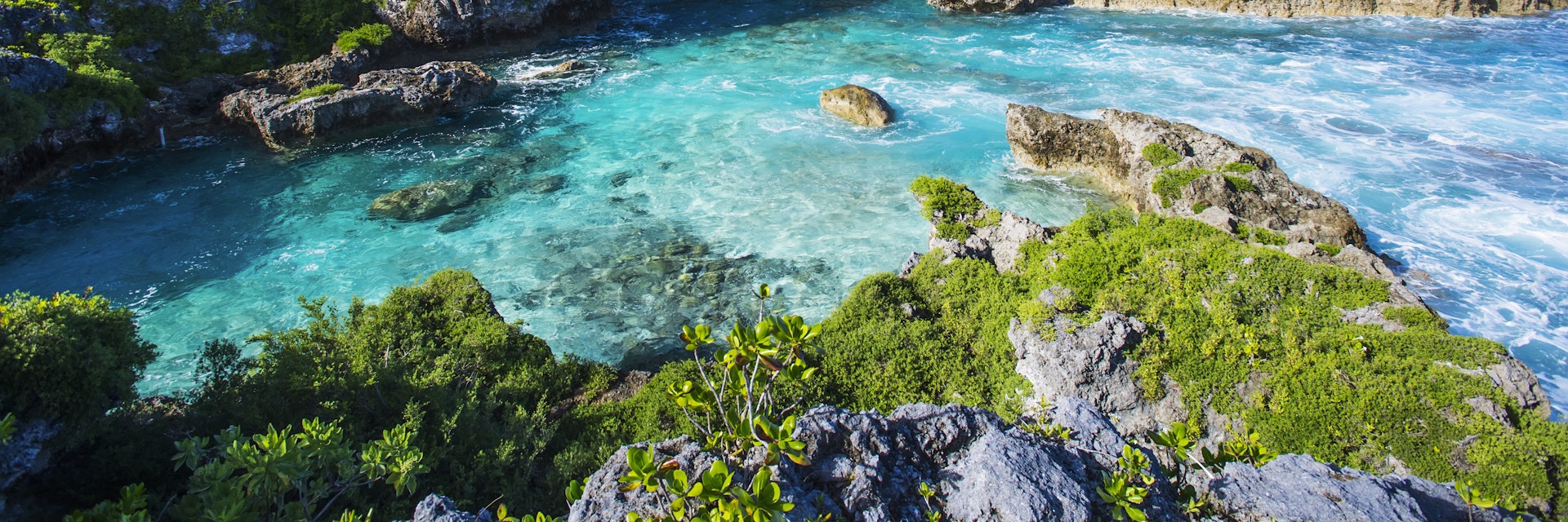 A popular swimming spot on Niue Island