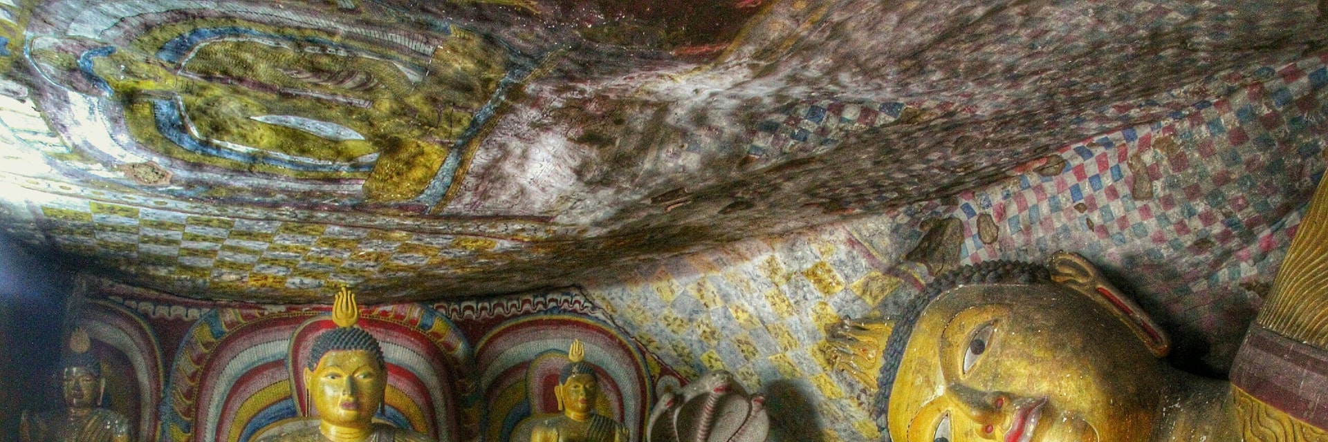 Reclining Buddha Statue At Dambulla Cave Temple