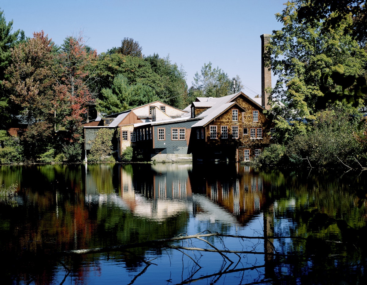 UNITED STATES - JANUARY 01:  Frye Measure Mill, Wilton, New Hampshire (Photo by Carol M. Highsmith/Buyenlarge/Getty Images)